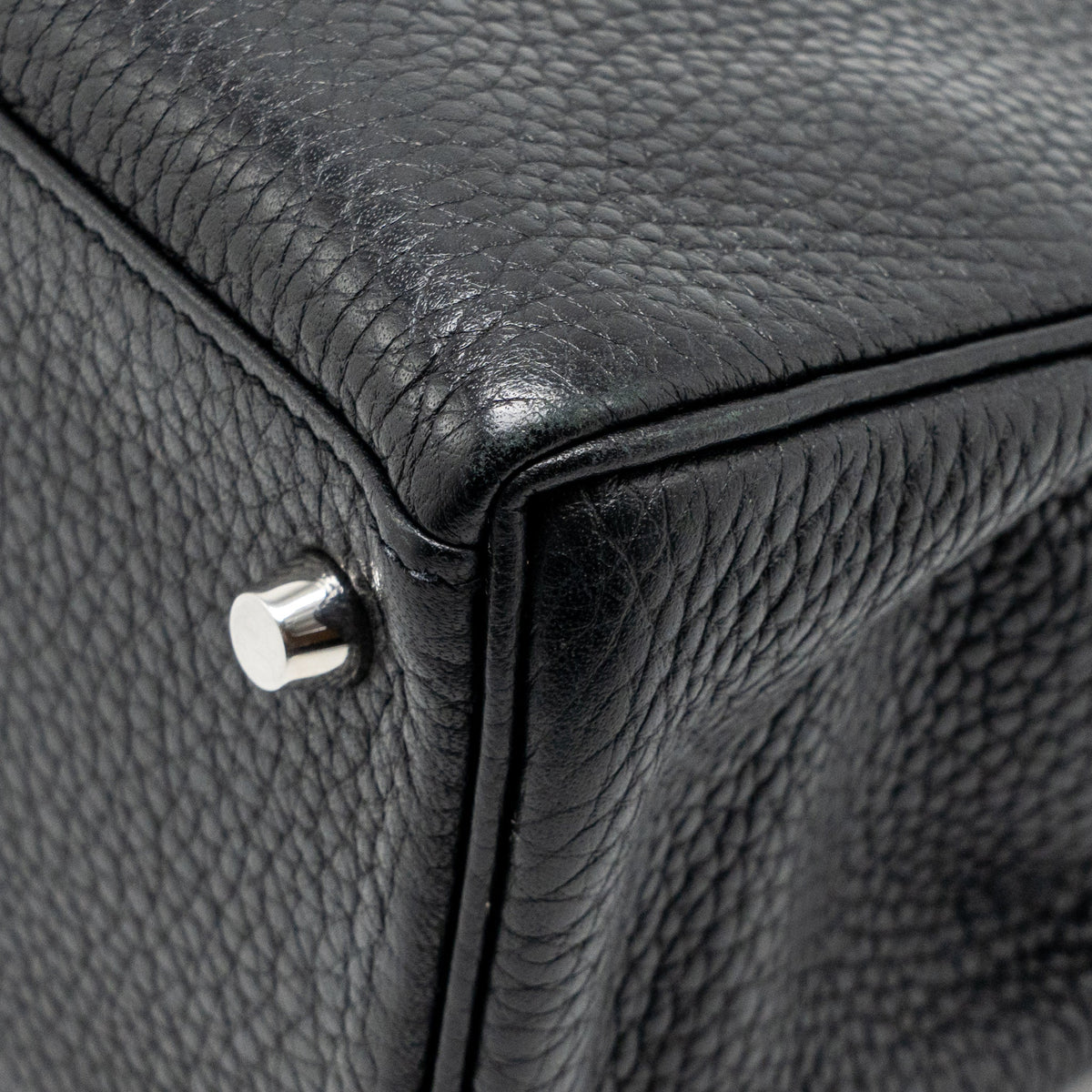 Hermes Kelly 28 Clemence Black SHW