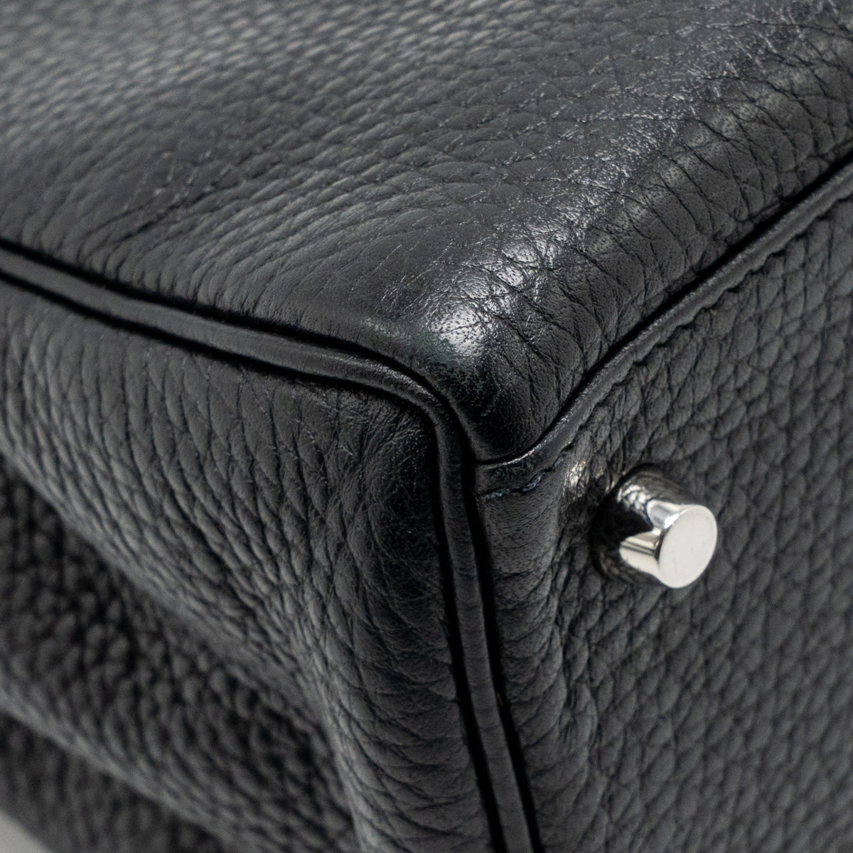 Hermes Kelly 28 Clemence Black SHW