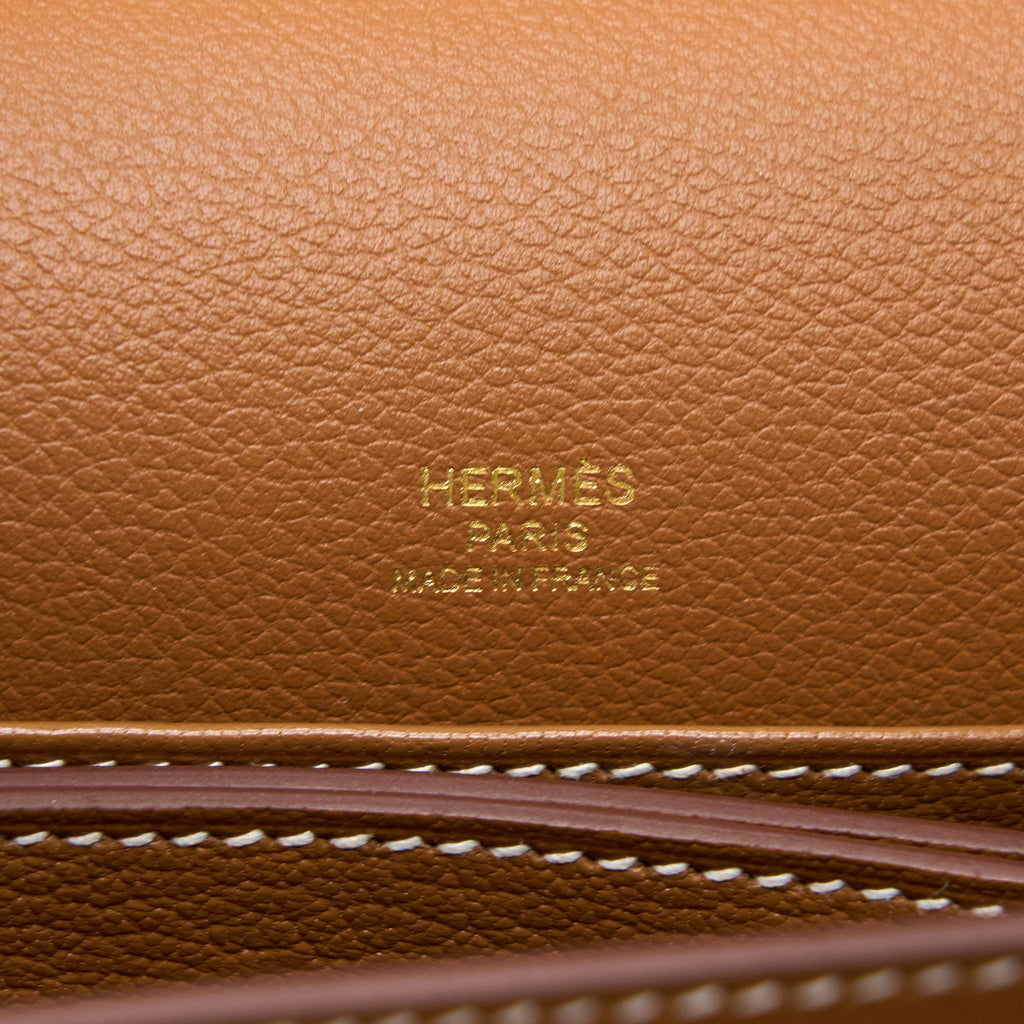 Hermes Mini Roulis Evercolor Gold LGHW