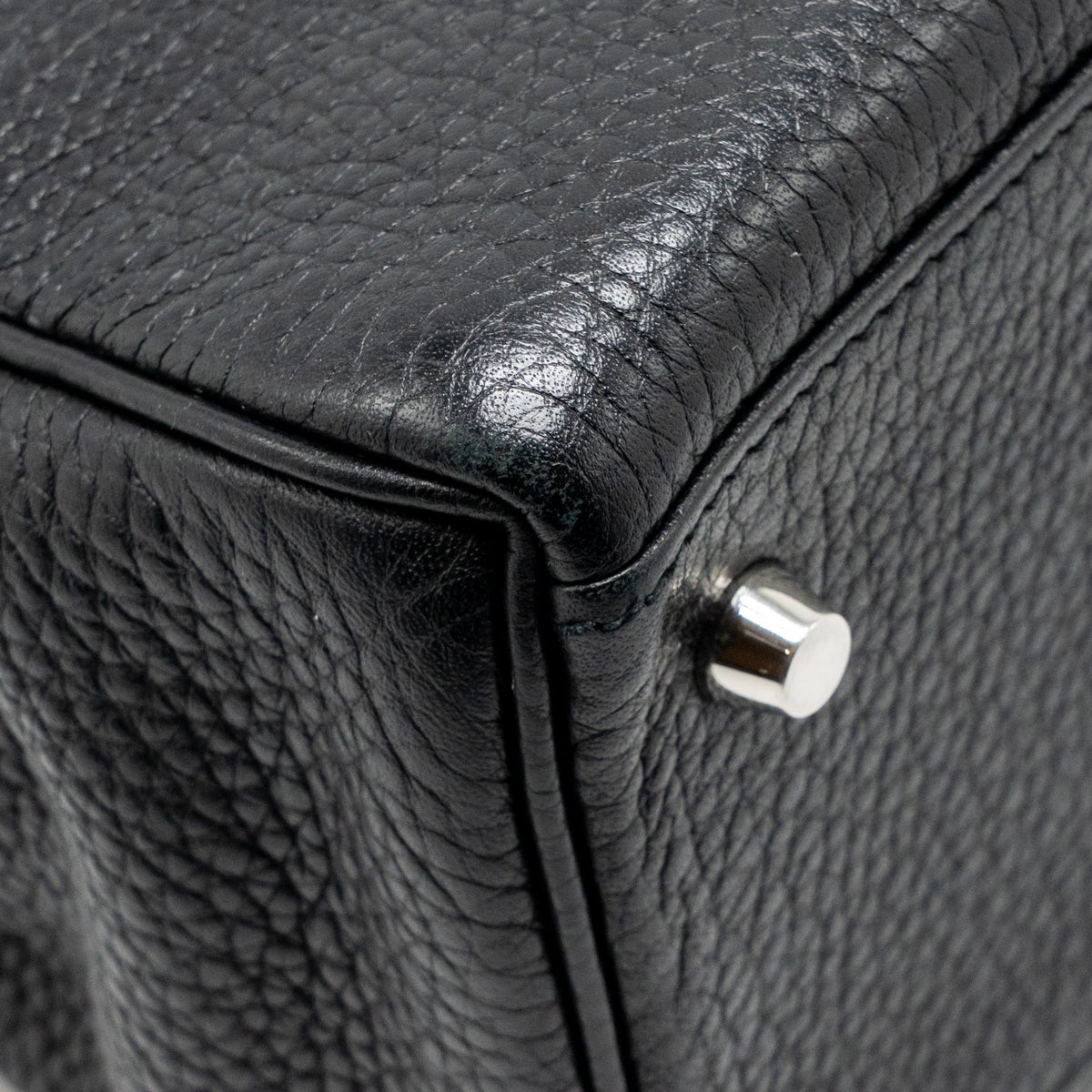 Hermes Kelly 28 Clemence Black SHW