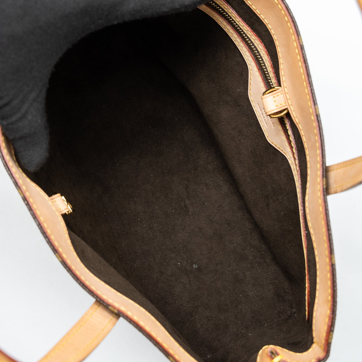 LOUIS VUITTON WILSHIRE PM TOTE BAG MONOGRAM CANVAS GHW