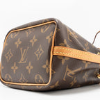 LOUIS VUITTON NANO NOE MONOGRAM CANVAS GHW