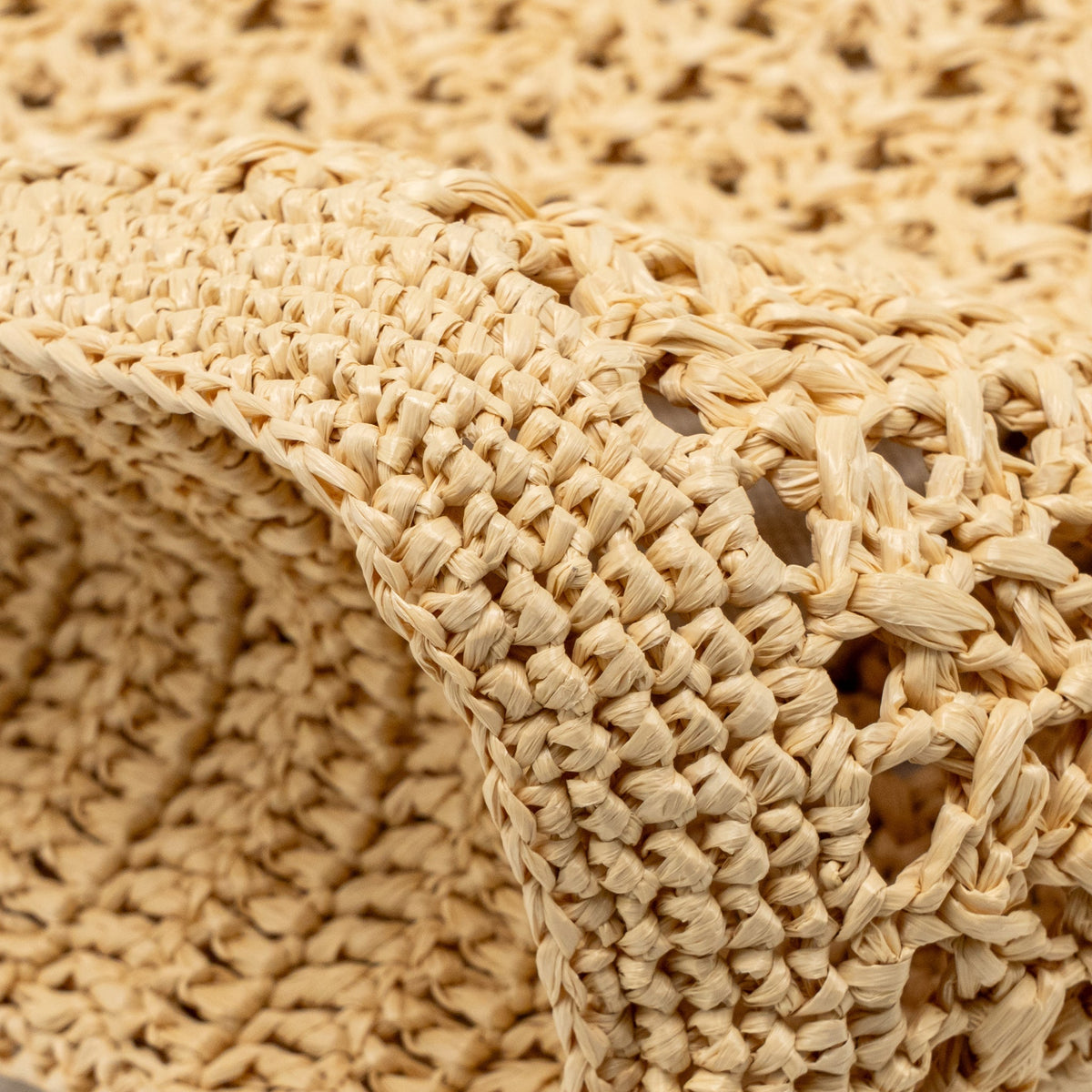 Miu Miu Ivy Crochet Tote Bag Raffia/Cotton/Calfskin Beige SHW