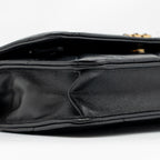 CHANEL 19 WALLET ON CHAIN LAMBSKIN BLACK MULTICOLOUR HARDWARE