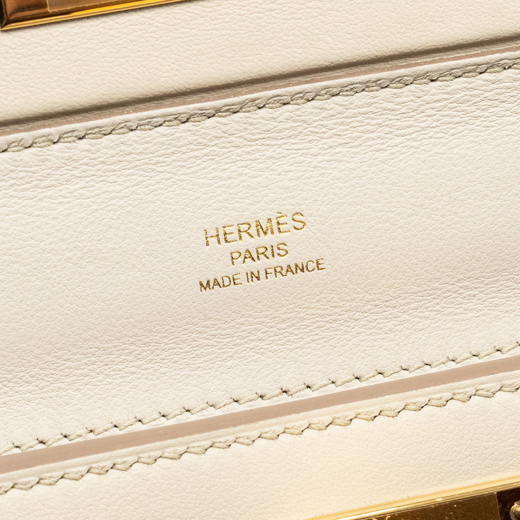 Hermes Mini 24/24 2424-21 bag evercolor / swift beton GHW