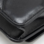 CHANEL 19 WALLET ON CHAIN LAMBSKIN BLACK MULTICOLOUR HARDWARE