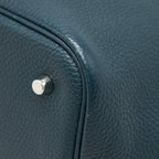 HERMES PICOTIN 22 VERT CYPRES CLEMENCE IN SHW