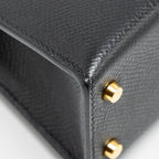 Hermes Mini Kelly II epsom black GHW