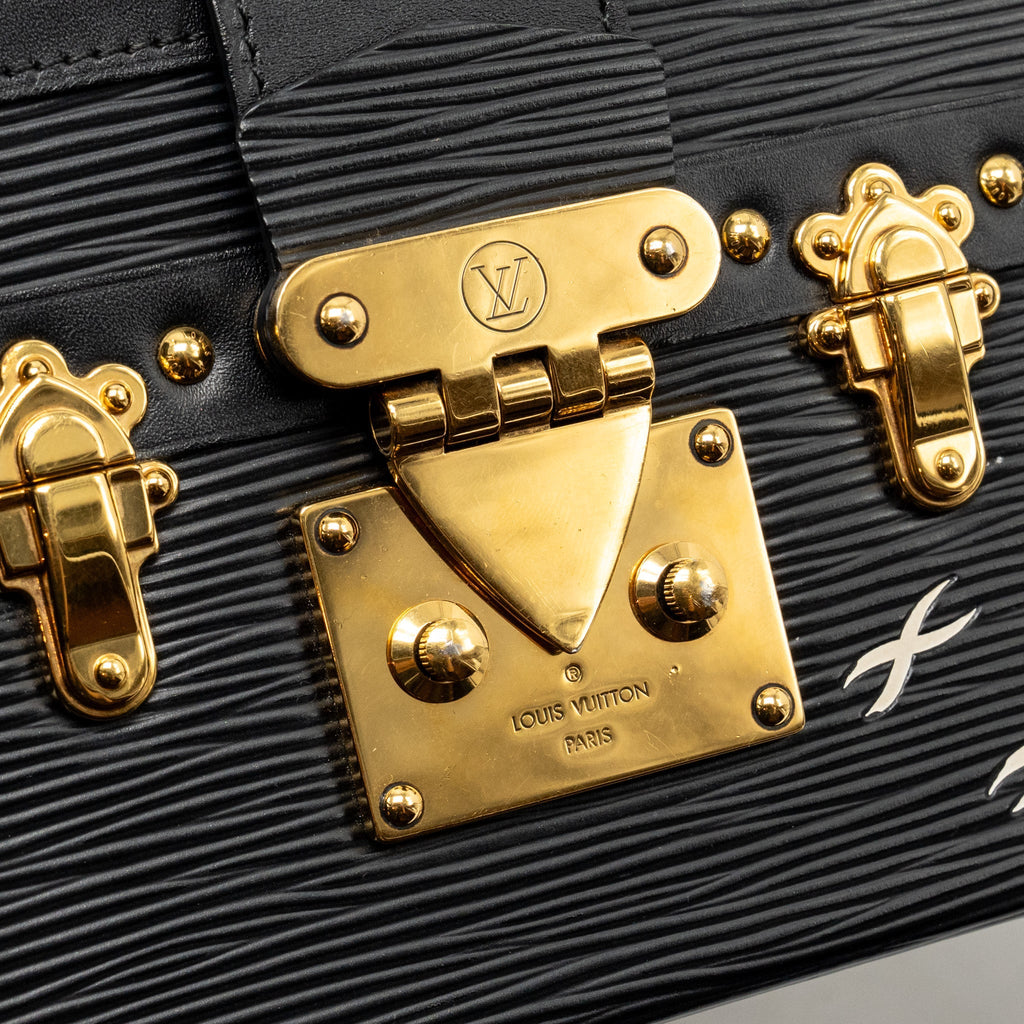 Louis Vuitton Petit Malle epi leather black GHW