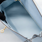 HERMES KELLY 25 EPSOM BLUE BRUME GHW