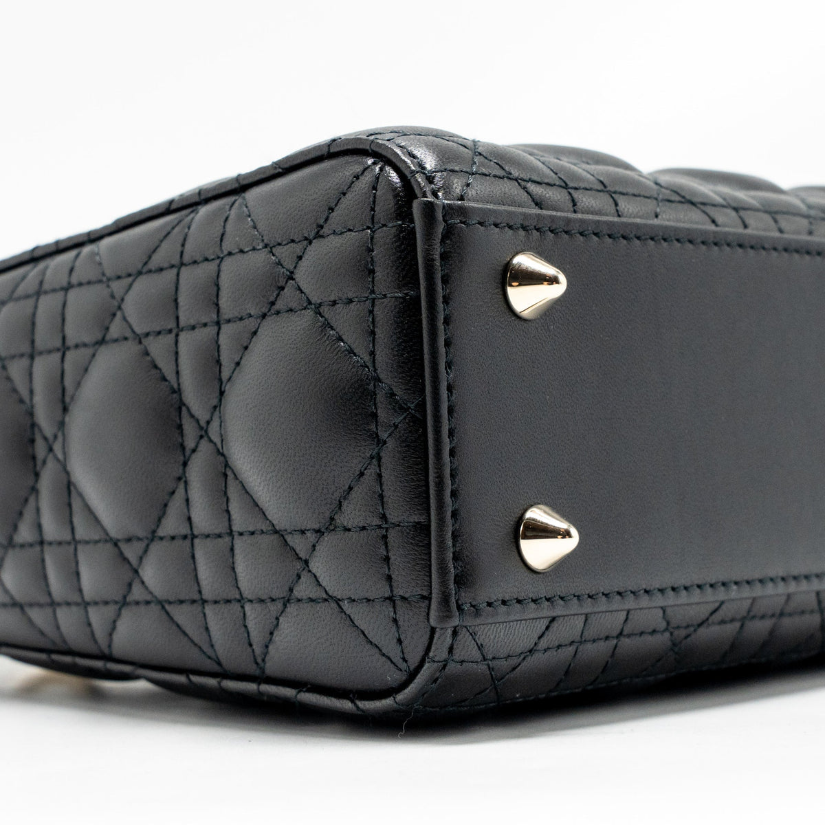 DIOR MY ABCDIOR SMALL LADY DIOR LAMBSKIN BLACK LGHW