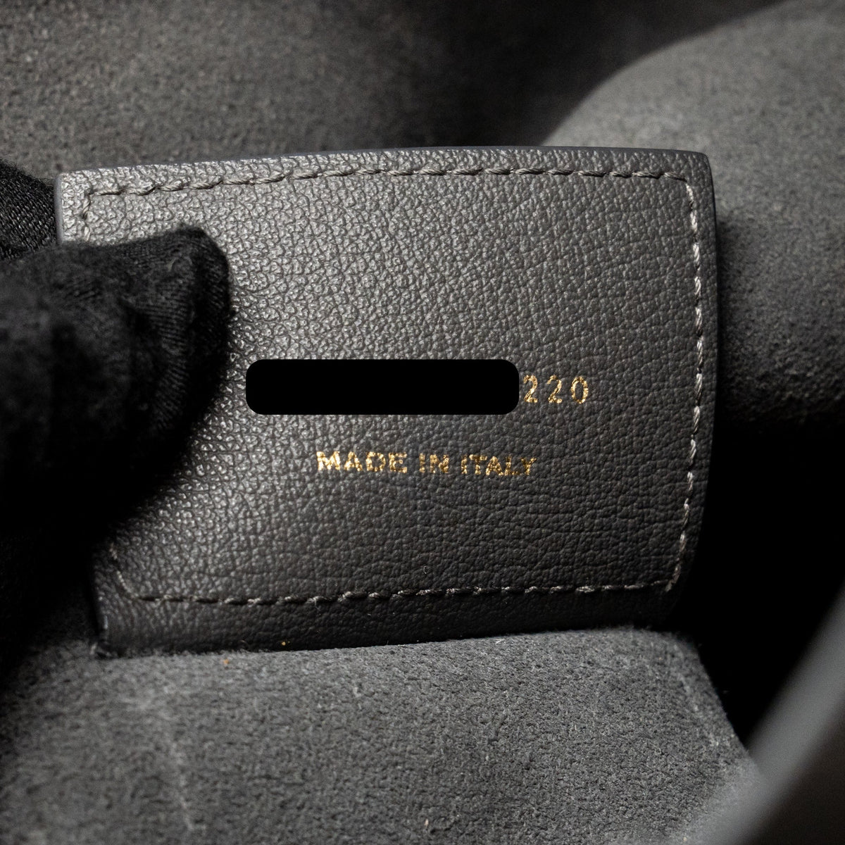 Saint Laurent shopping tote bag calfskin grey GHW