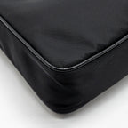 PRADA RE-EDITION 2005 RE-NYLON AND SAFFIANO MINI BAG BLACK SHW