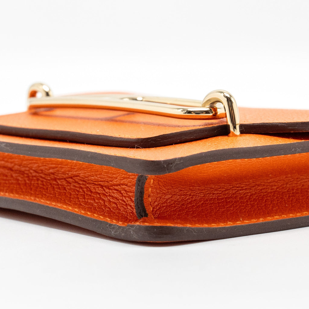 Hermes Roulis Slim Evercolor Orange GHW