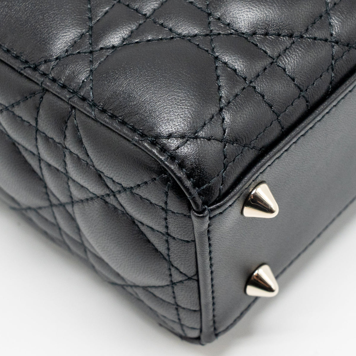 DIOR MY ABCDIOR SMALL LADY DIOR LAMBSKIN BLACK LGHW