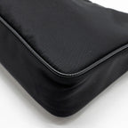 PRADA RE-EDITION 2005 RE-NYLON AND SAFFIANO MINI BAG BLACK SHW