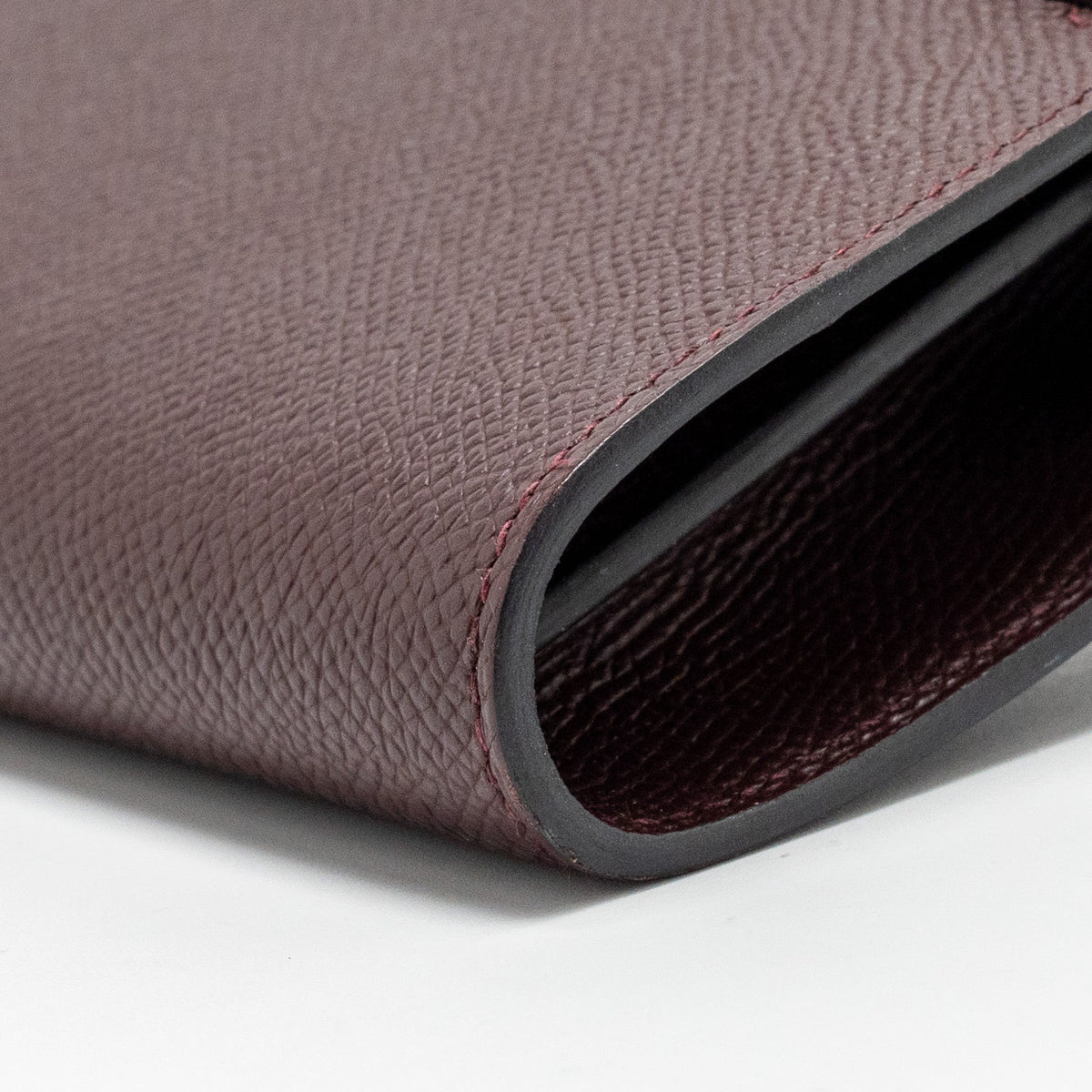 Hermes Kelly To Go Epsom Bordeaux GHW