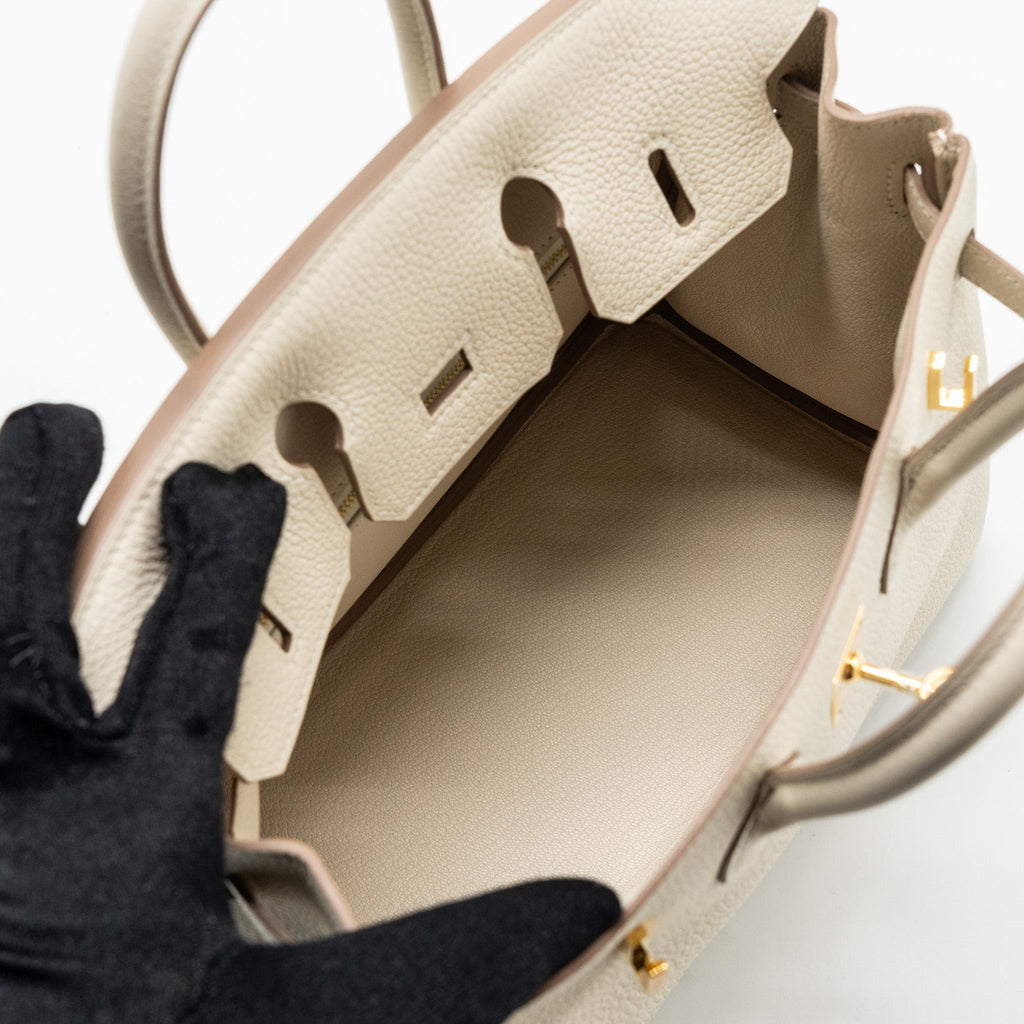 Hermes Birkin 25 Togo Craie GHW