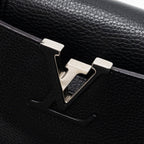 LOUIS VUITTON CAPUCINES PM CALFSKIN BLACK SHW