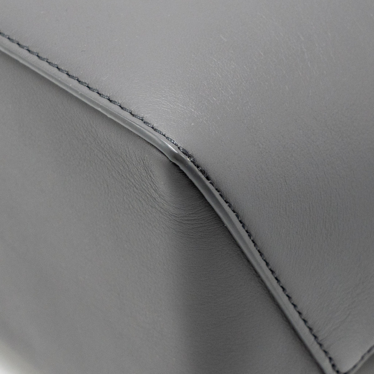 Loewe Small Puzzle Bag Calfskin Dark Grey SHW