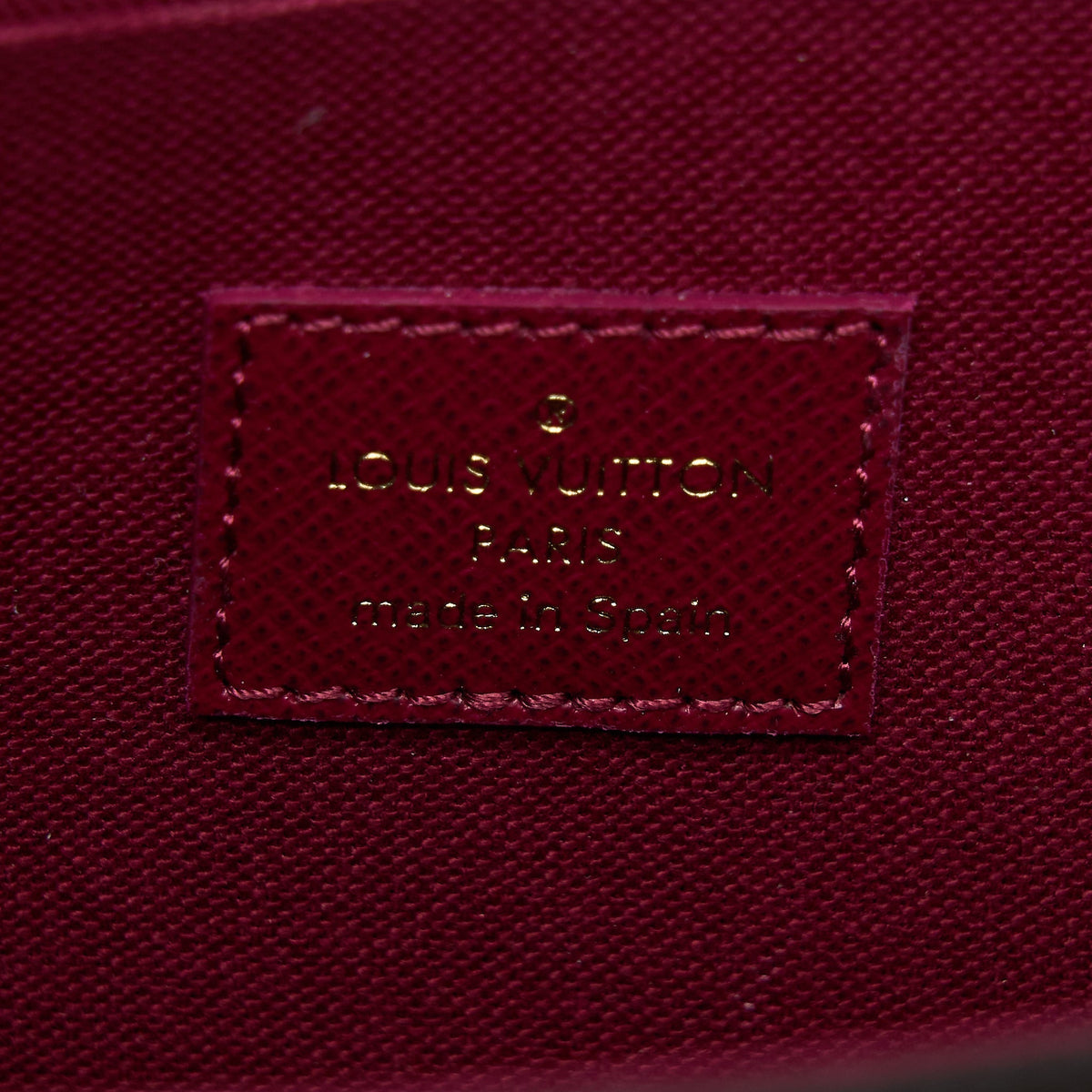 LOUIS VUITTON FELICIE POCHETTE MONOGRAM CANVAS GHW
