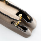 LOUIS VUITTON CAPUCINES MM TAURILLON LIGHT GREY GHW