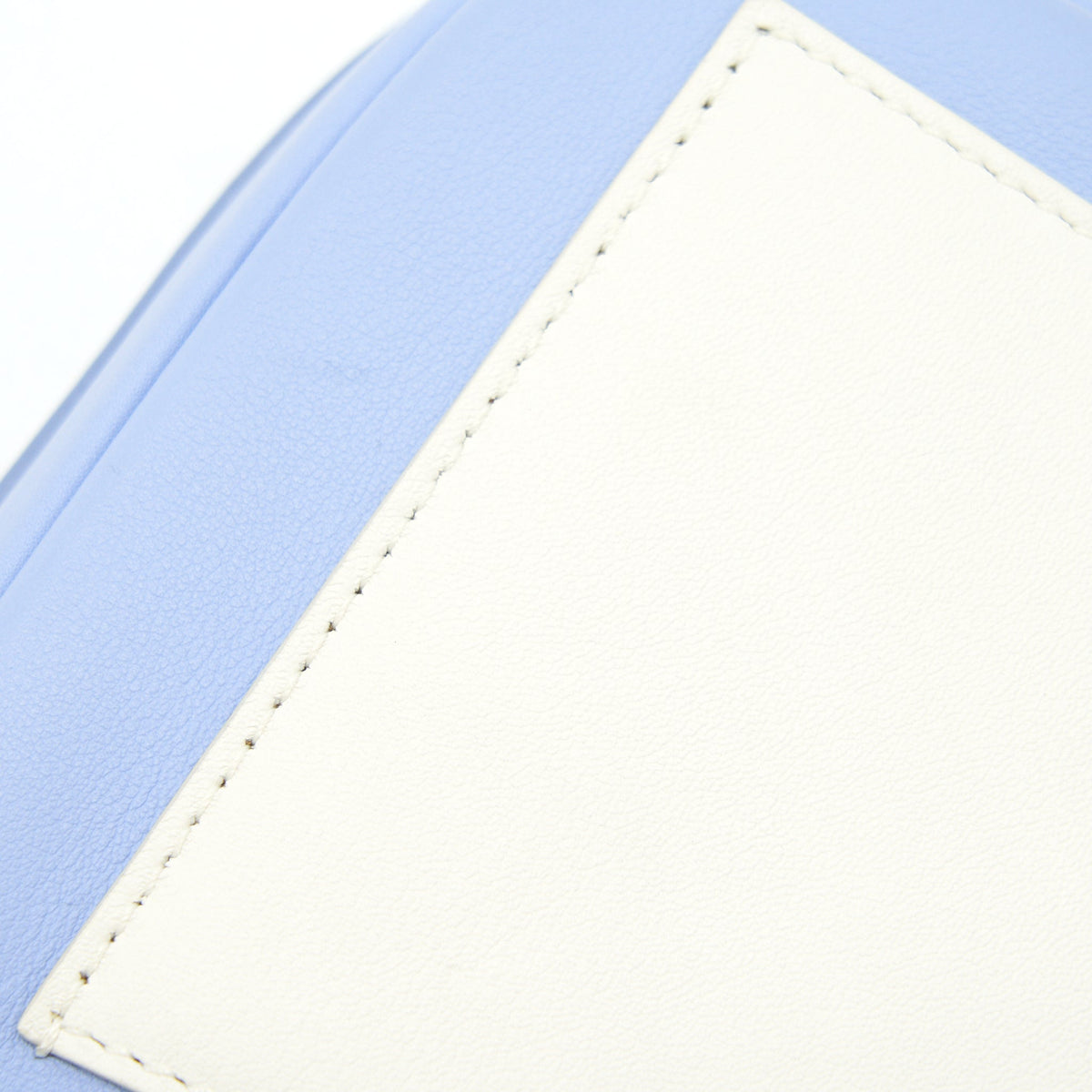 DIOR EVENING WALLET ON CHAIN LIGHT BLUE/ BLACK/ WHITE