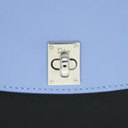 DIOR EVENING WALLET ON CHAIN LIGHT BLUE/ BLACK/ WHITE