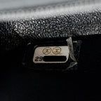 Chanel Mini Rectangular flap bag patent leather black GHW