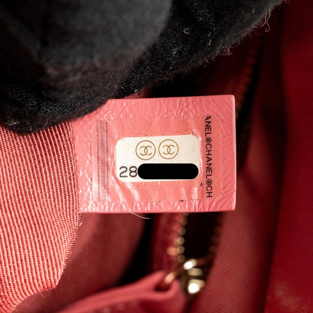 Chanel Large 31 Shopping Bag Shearling / Calfskin Dark Pink LGHW