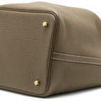 Hermes Picotin 22 Lock Bag Clemence Etoupe GHW