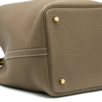 Hermes Picotin 22 Lock Bag Clemence Etoupe GHW