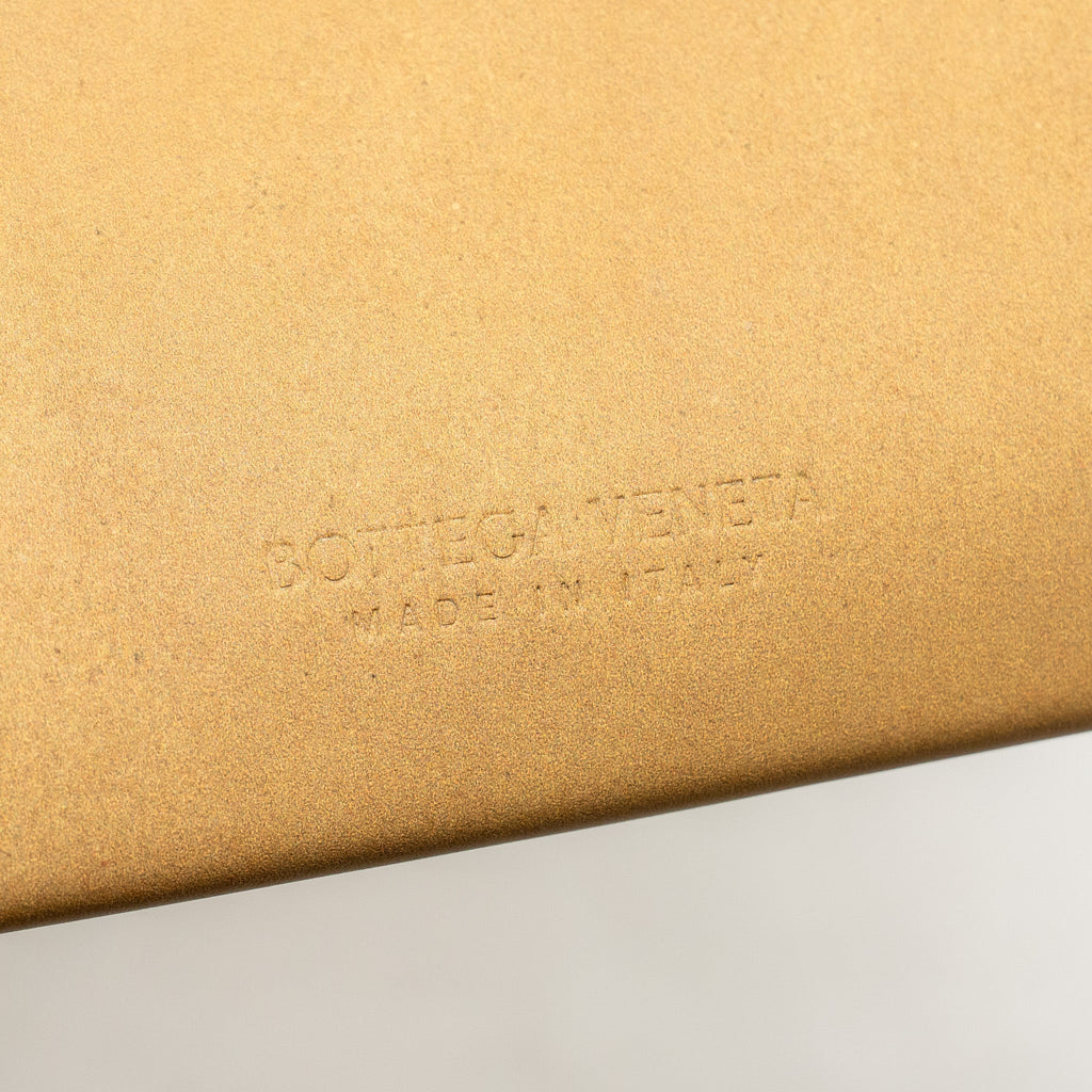 Bottega Veneta Small Raw Paper Leather Tote Bag Calfskin Kraft Beige