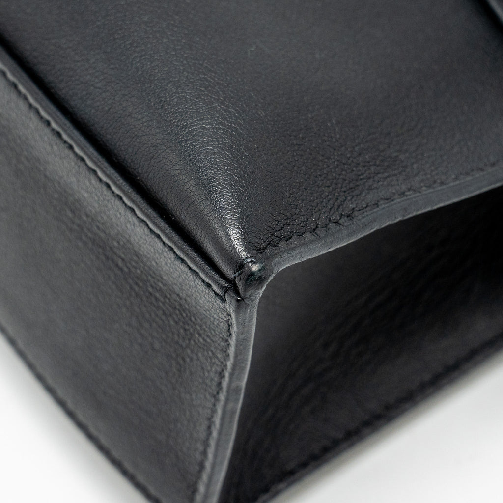 Hermes Kelly Pochette Swift Black SHW