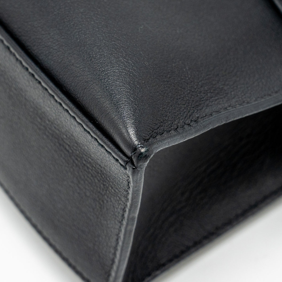 Hermes Kelly Pochette Swift Black SHW