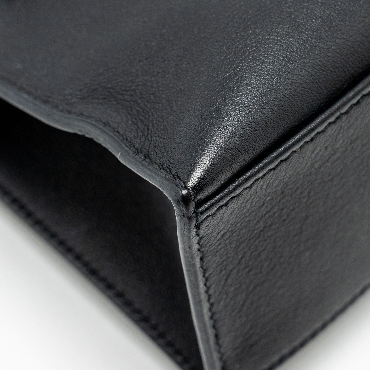 Hermes Kelly Pochette Swift Black SHW
