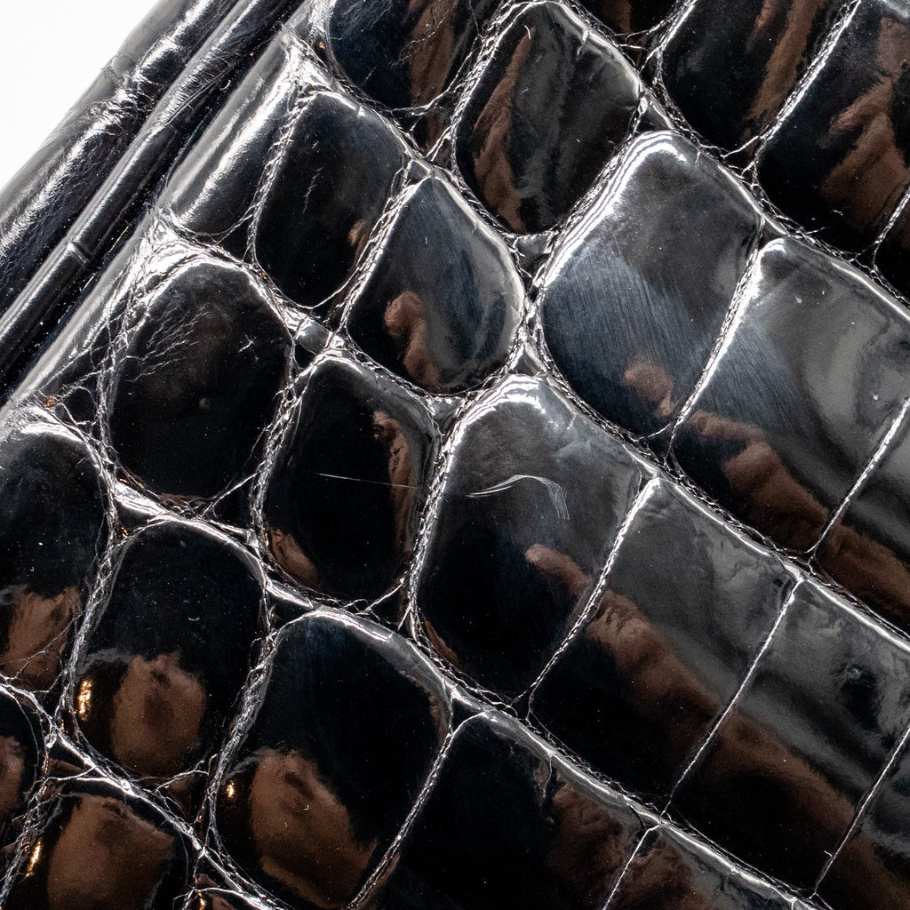Hermes Birkin 25 Crocodile Niloticus Black SHW