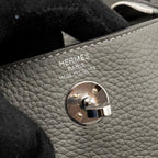 HERMES MINI LINDY CLEMENCE GRIS MEYER SHW