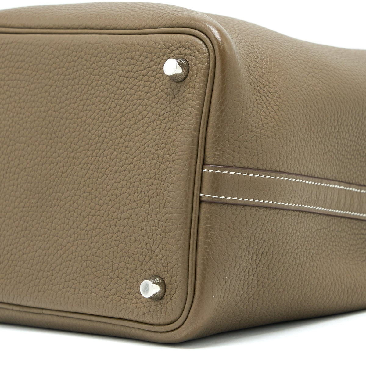 Hermes Picotin 18 Lock Bag Clemence Etoupe SHW