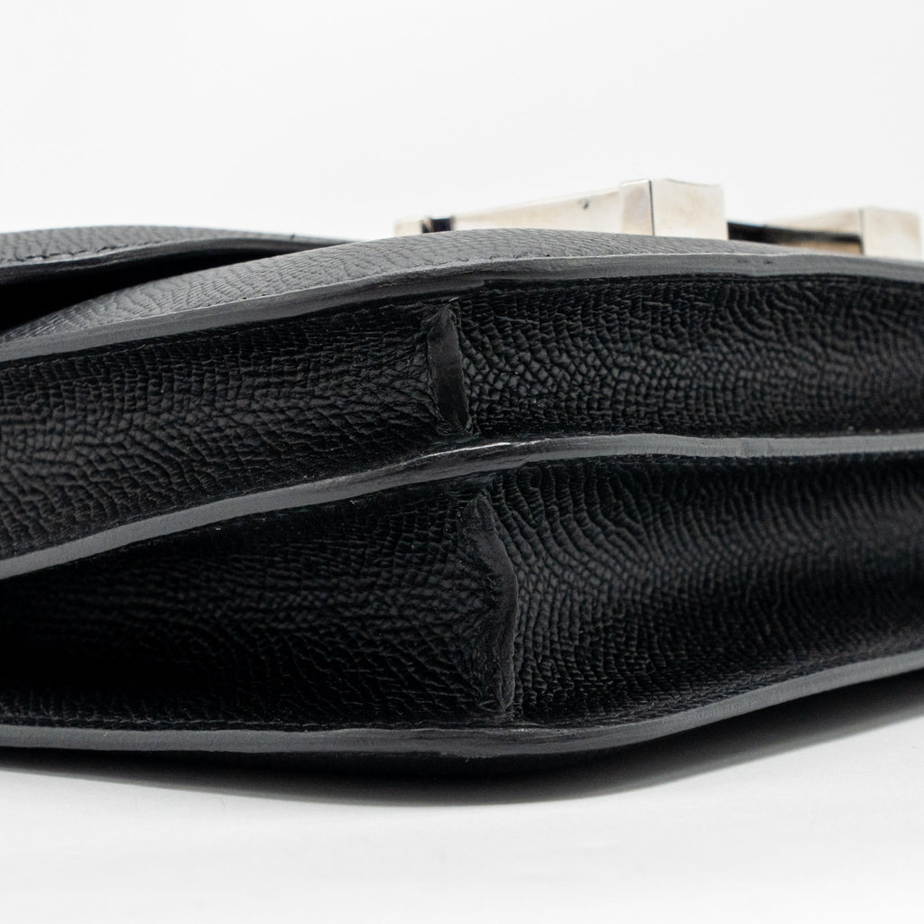 Hermes mini constance epsom black shw