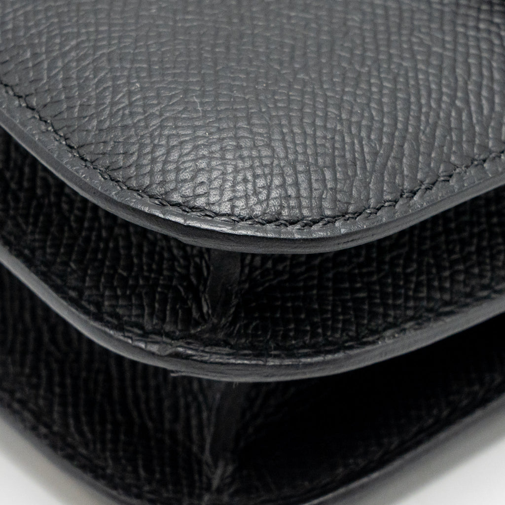 Hermes mini constance epsom black shw