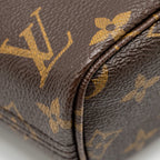 LOUIS VUITTON NEVERFULL BB BEIGE STRAP MONOGRAM CANVAS GHW