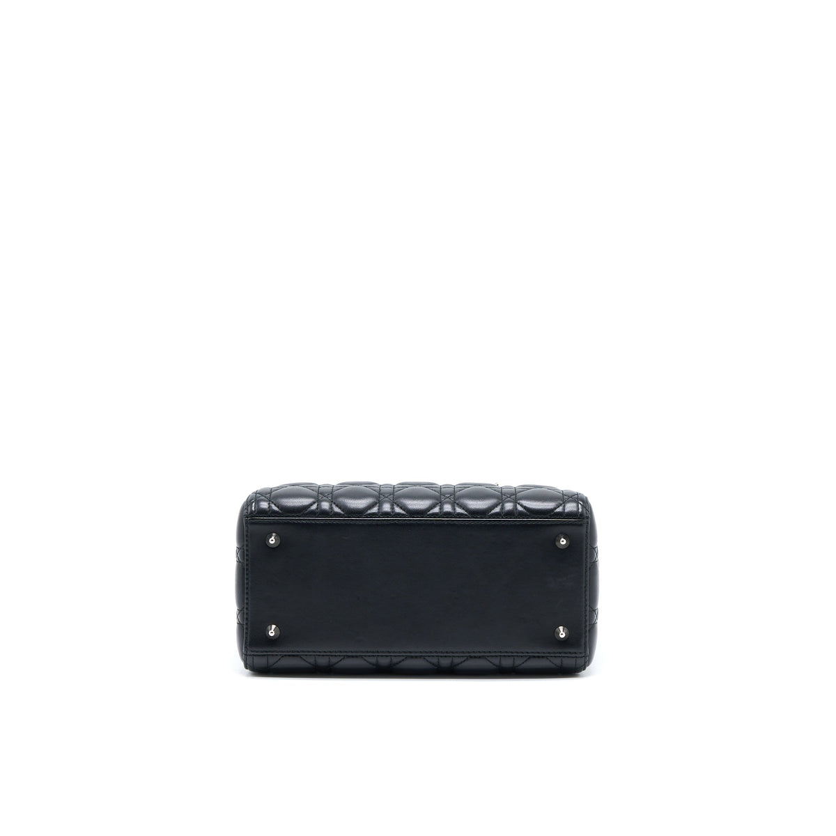 DIOR MEDIUM LADY DIOR LAMBSKIN BLACK SHW