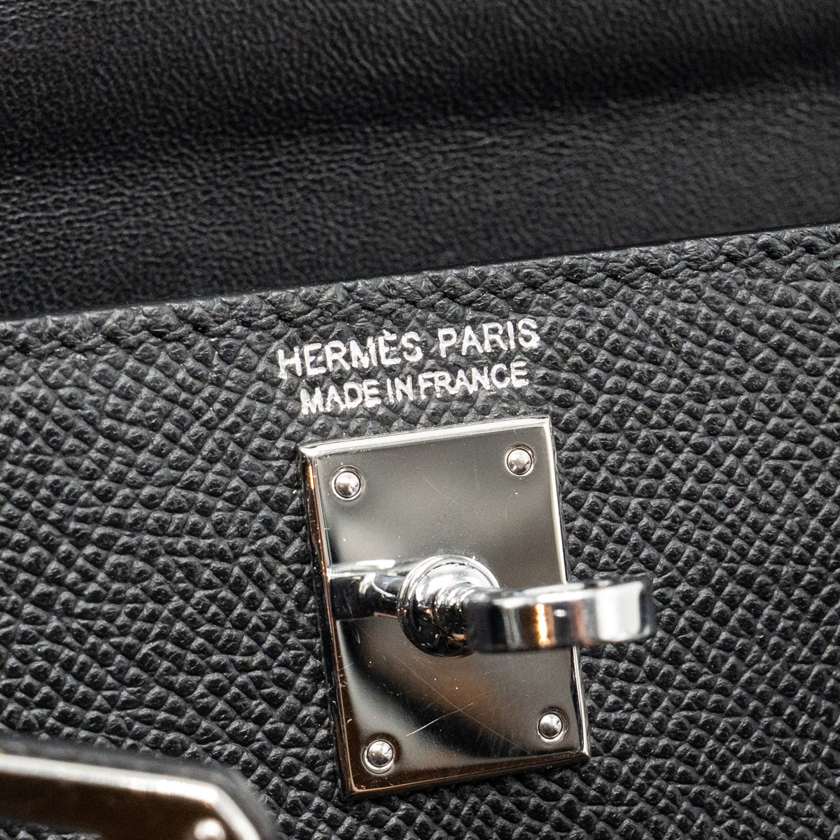 Hermes mini kelly epsom black SHW