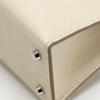 Hermes Mini Kelly II epsom Craie/Mauve Pale/Gold SHW