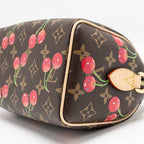 LOUIS VUITTON X TAKASHI MURAKAMI SPEEDY BANDOULIERE 20 MONOGRAM CHERRY COATED CANVAS MULTICOLOURED GHW