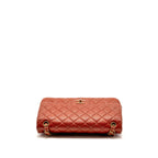 CHANEL JUMBO CLASSIC DOUBLE FLAP BAG CAVIAR RED GHW