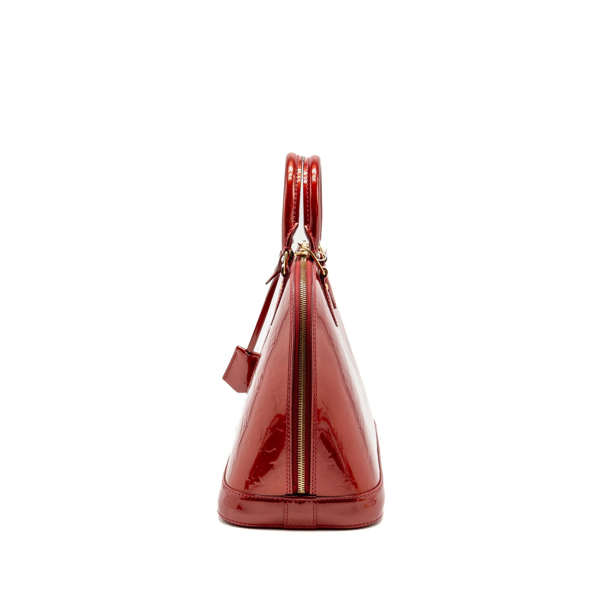 Louis Vuitton Alma PM Monogram Vernis Patent Red GHW