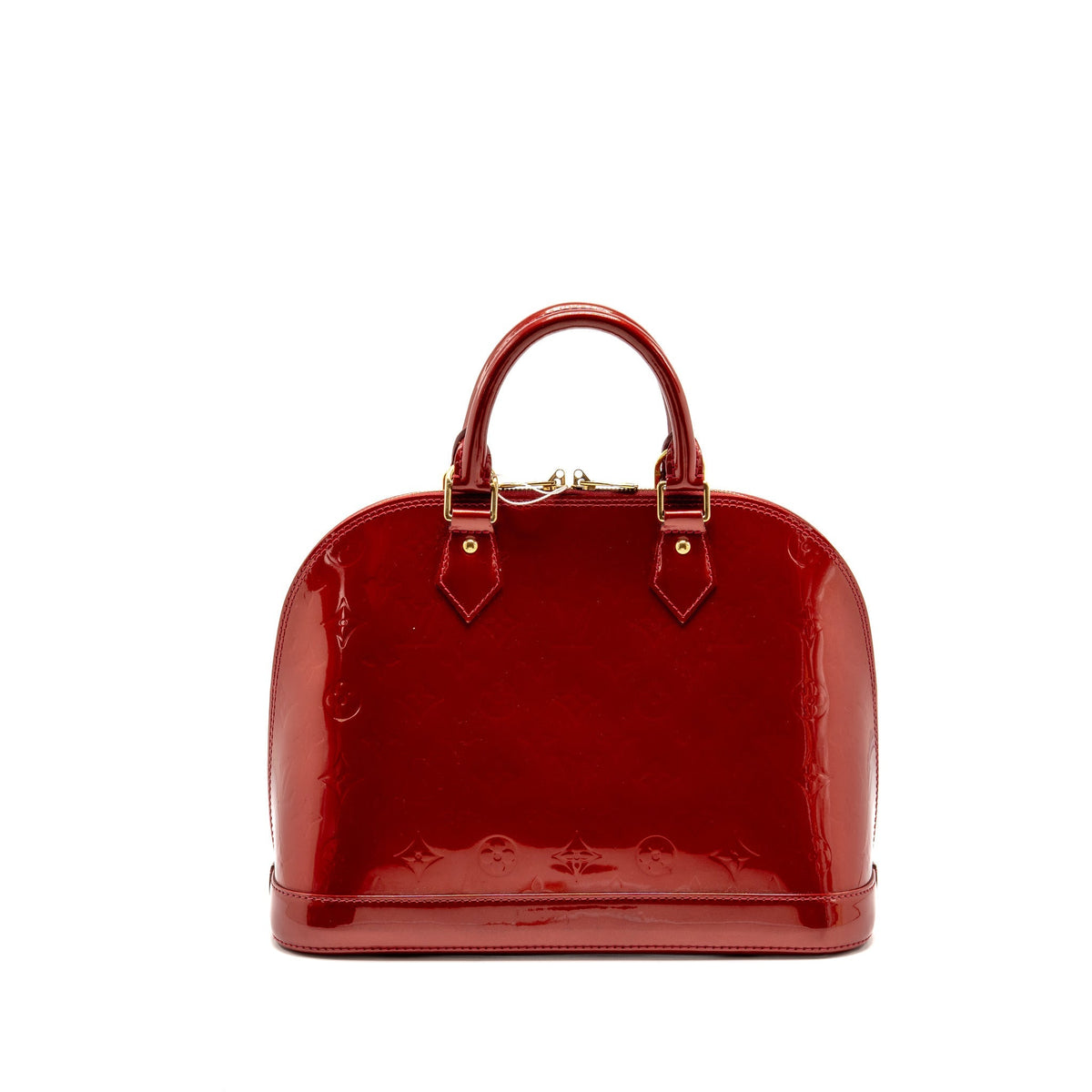 Louis Vuitton Alma PM Monogram Vernis Patent Red GHW