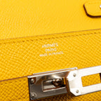 Hermes Kelly to Go Epsom 9D Jaune Ambre SHW